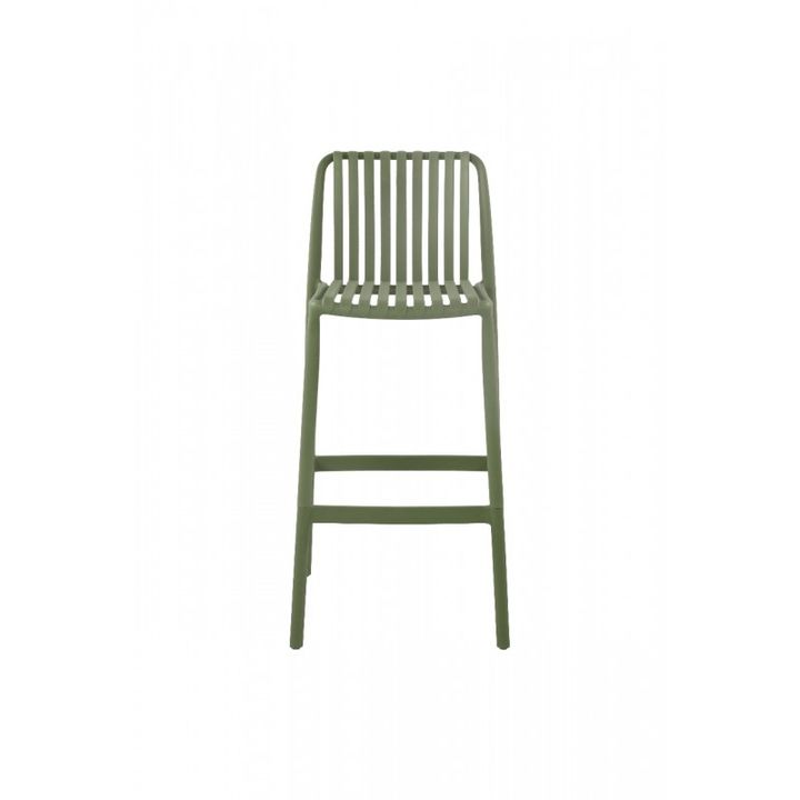 Banqueta Alta de Exterior Thea Verde PVC con Proteccin UV - Vista 2