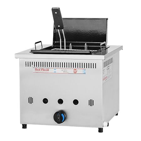 Freidora De Mesa Sol Real Rapida 7 Lts Acero Inox 053 Gn Plateado