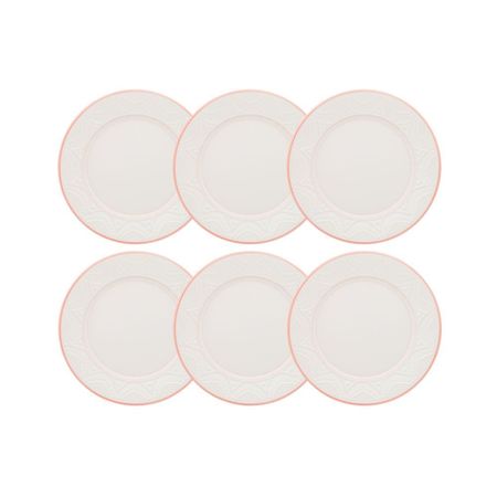 Set X6 Platos Postre 20cm Serena Sweet Oxford