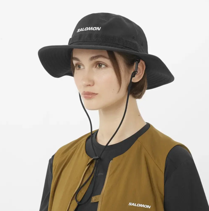 Sombrero Salomon - Booney U Negro (SAL27090) - Vista 3
