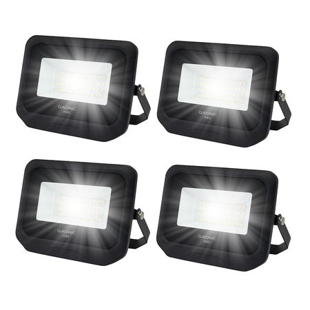 Kit x4 de Reflectores Led Blanco 50W Exteriores/Interiores 6500k