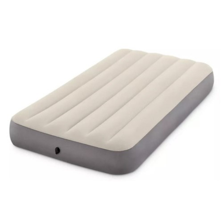 Colchon Inflable Intex Dura Beam 203x152cm 2 Plazas Gris
