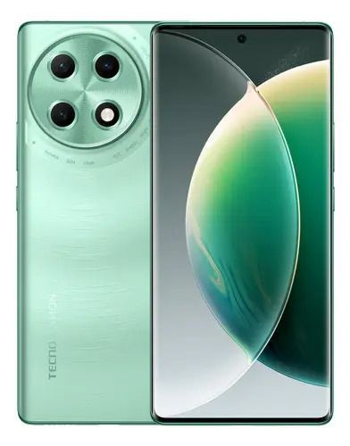 Celular Tecno Spark Camon 30S PRO (256+8GB) Shim Silver Green - Vista 1