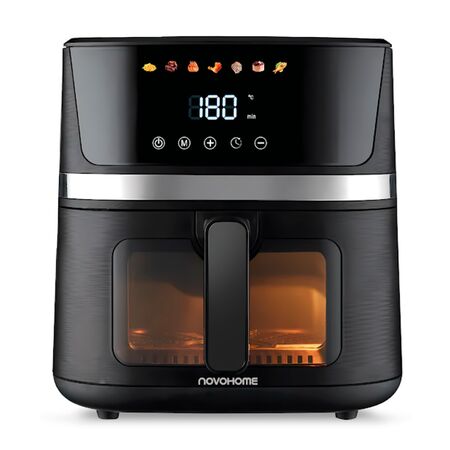 Freidora de Aire Sin Aceite Novohome 7L 8 Funciones 1700W