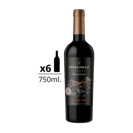 Vino Tinto Doña Paula Estate Red Blend Black Edition Caja x 6