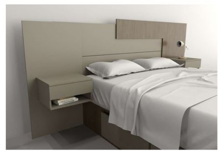 Respaldo Integrado P/Box 1.40 6446 Nogal/Gris Tables