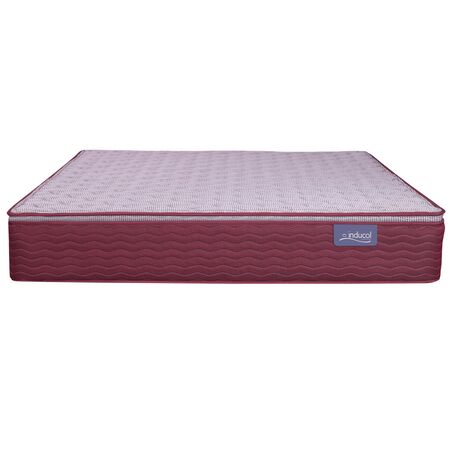 Colchon Inducol April Granada Queen Size 150x190x24cm de Resortes Bonnell y Pillow Top de Jackard