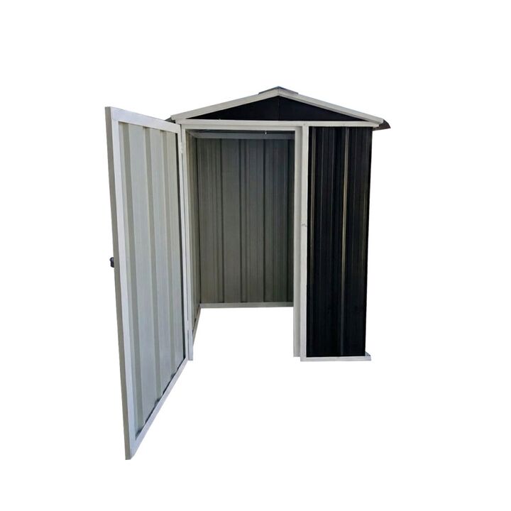 Armario Deposito Galpon de jardin Casi 150x1x2 Negro DON ACERO - Vista 3