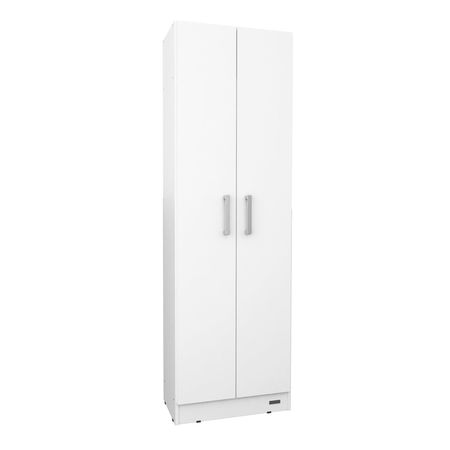 ESCOBERO MOSCONI MUEBLE ORGANIZADOR DE LIMPIEZA 180 CM 2 PUERTAS 10162 COLOR BLANCO