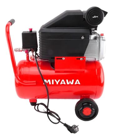 Compresor De Aire Eléctrico 24 Litros 1,2 Hp Monocilindro 25 Rojo 0 Monofásica