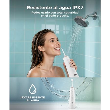 Irrigador Bucal Eléctrico XB8 Gadnic Con 6 Puntas Intercambiables Blanqueador