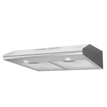 Purificador Dalton 60cm Inoxidable 2 Motores Luz Led 3 Velocidades STILO2-INOX