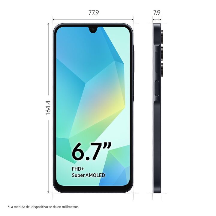Samsung Ung A16 Sm-A165M 4G128Gb Negro - Vista 2