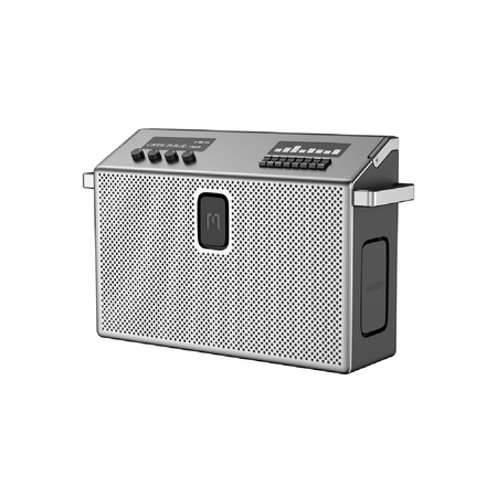 Parlante Portatil Mondo Speaker Large Metal Gray