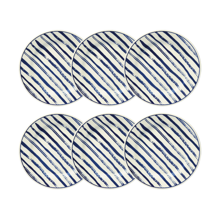 Set x 6 Platos Playos 24 cm Margaritas