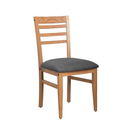 Silla Ana Tapizado Ecocuero Genoud Paraíso Roble