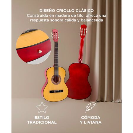 Guitarra Criolla Gadnic 39 COLOR (Marrón)