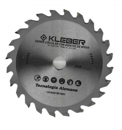 Sierra circular widia 178mm 24 dientes Kleber FOX10440