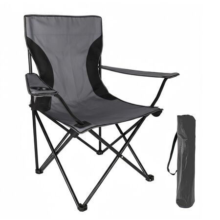 Silla Plegable Gadnic Reforzada Ideal Camping Pesca Con Portavaso