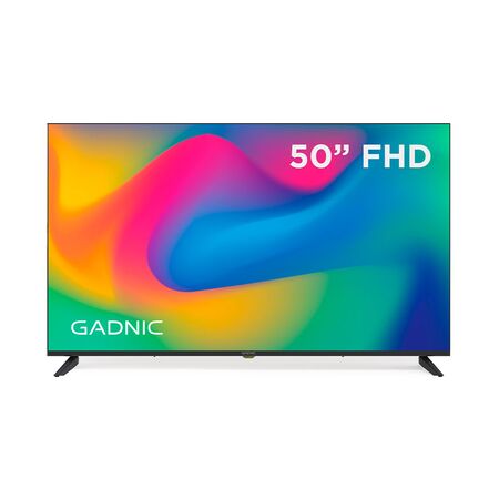 Smart TV 50 Pulgadas Gadnic FHD Smart TV WiFi Procesador Quad Core Sonido Estéreo 20W