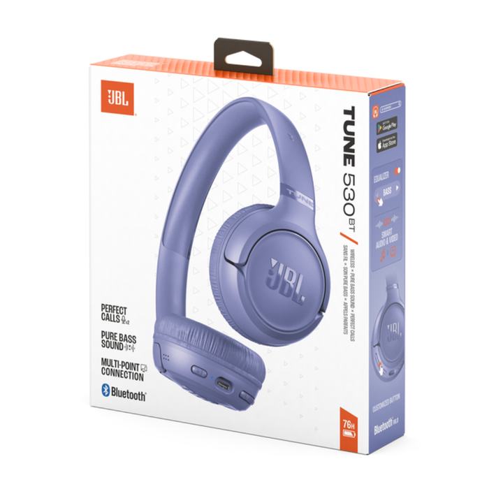 AURICULARES JBL TUNE 530BT BLUETOOTH (C:LAVENDER) - Vista 4