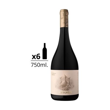 Vino Tinto Las Perdices Reserva Bonarda 750 ml Caja x 6