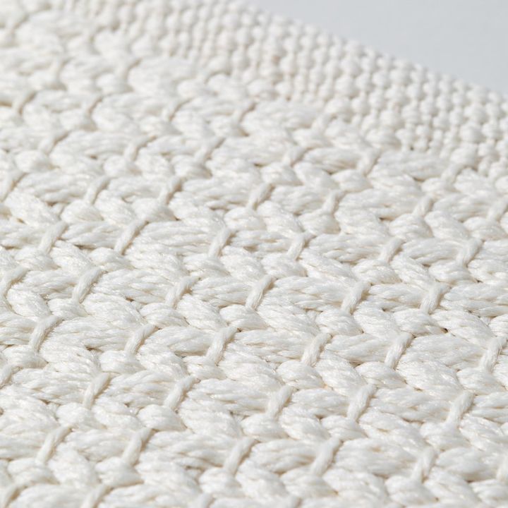 Alfombra simil Yute White- 250x350 cm - Vista 3