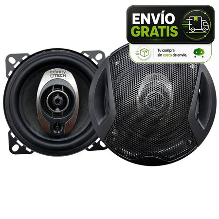 Juego de Parlantes Infinity Tech 4" 200W Max 3 Vías 4 Ohm para Auto