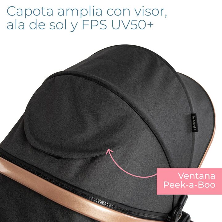 Cochecito Travel System Infanti Romanzo Bronce - Vista 4