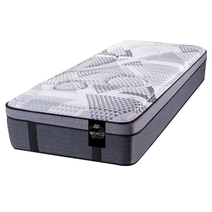 Colchon King Koil 120 Luxury Pocket 1 Plaza y Media 90x190 Resortes y Pillow Viscoelastico + Almohada de Regalo - Vista 2