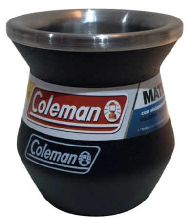 Mate Térmico Coleman Acero Inoxidable Termico 220ml Negro