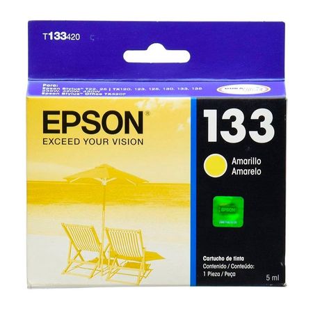 Cart. Epson T133420-Al Amarillo