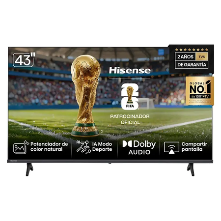 Smart Tv Hisense 43 Pulgadas Full Hd 43A42H