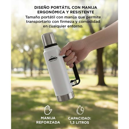 Termo Verde South Port Acero Inoxidable 1.3L
