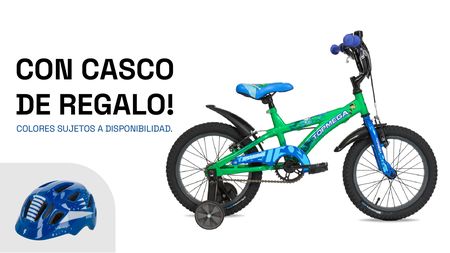 Bicicleta Infantil TopMega Speedmike R16 Verde Azul 1012084