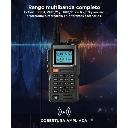 Handy Baofeng Radio FM 76-108MHz Batería Manos Libres