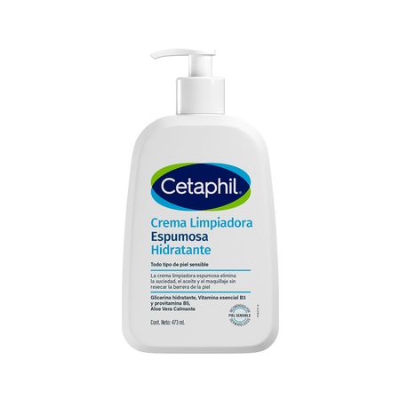 Crema Limpiadora Espumosa Hidratante Cetaphil Sensible 473ml