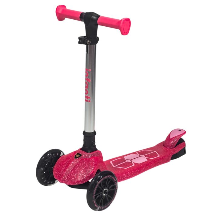 Monopatín plegable con luces LED Infanti Jelly rosa - Vista 1