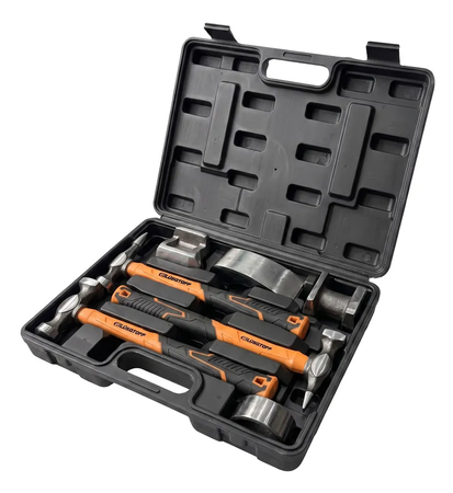 Set Chapista Martillos Aguantadores Lusqtoff L7598 7 Piezas