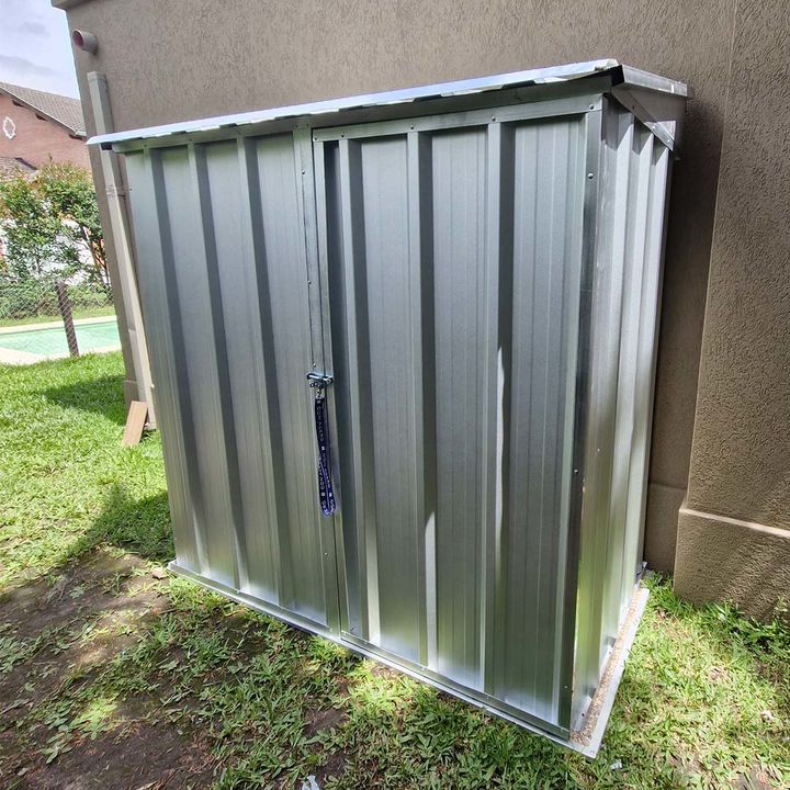 Deposito Armario Caseta Cobertizo de jardin 2x1 Techo 1 agua DON ACERO - Vista 4