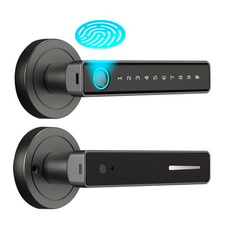 Cerradura Biometrica Gadnic Inteligente Con Bluetooth