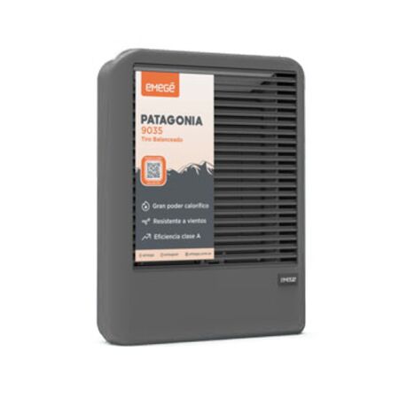CALEFACTOR EMEGÉ PATAGONIA 9035U - TBU 3500 KCAL/H, MULTIGAS