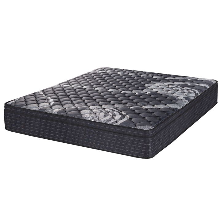 Colchon Zafiro Rodio Super Queen 160x200 Resortes Con Pillow - Vista 1