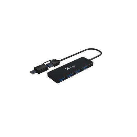 Adaptador de Extensión XTech USB 4 Puertos 3.0