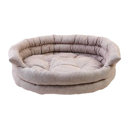 Cama Cucha Para Mascotas Redonda de Tejido Rústico Proline 60X60 Cm CYCPR122