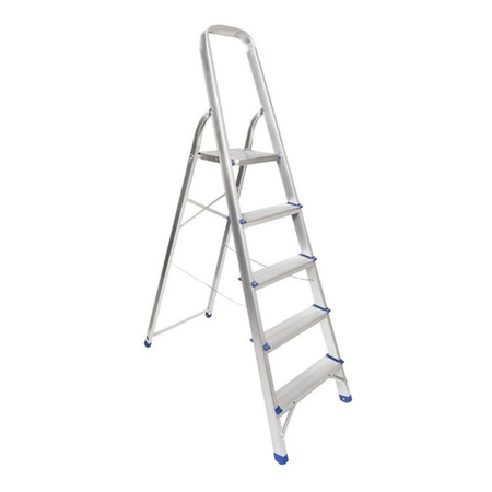 Escalera De Aluminio De 5 Escalones 1.70 Metros
