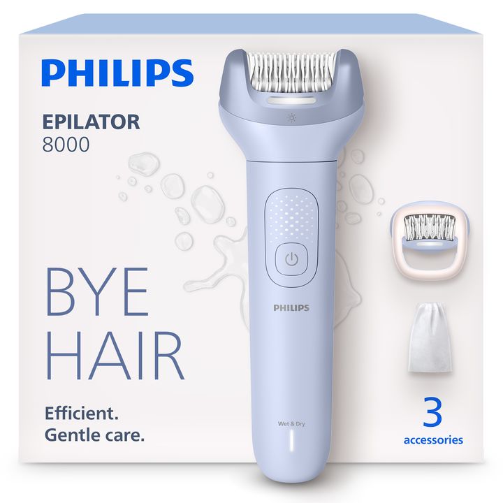 Depiladora Philips BRE708/00 Serie 8000 Wet & Dry - Vista 6