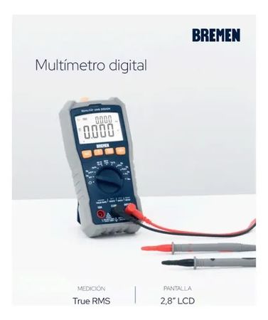 Tester Multímetro Digital Bremen RMS Autorango