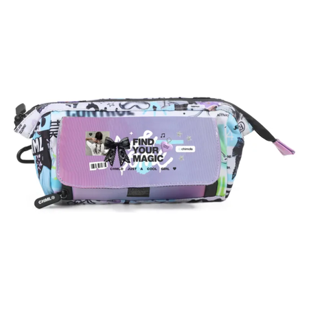 Chimola Cartuchera Hologram Blockcore Purple Tr243 Purple