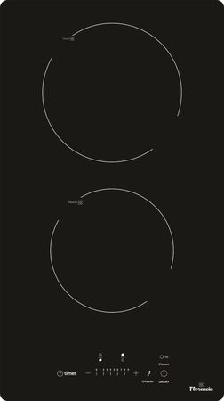 Anafe Electrico Induccion Florencia 2 Hornallas 6889G Negro